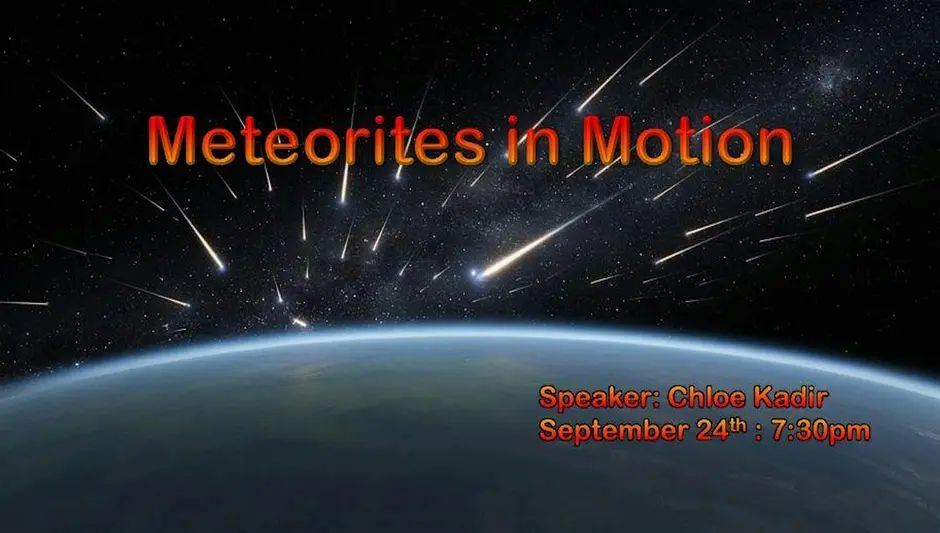 Meteorites in Motion