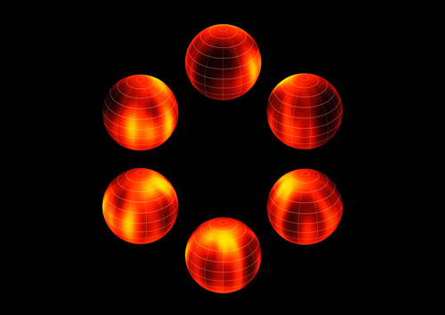 Brown dwarf weather map