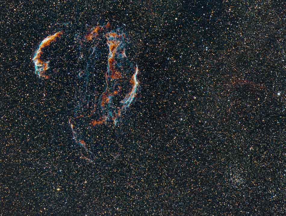 The Cygnus Loop and Open Cluster NGC6940 - Sky & Telescope