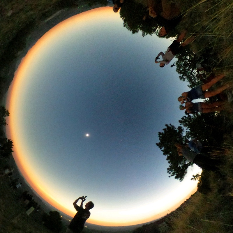 360° Sunset Just Before Noon
