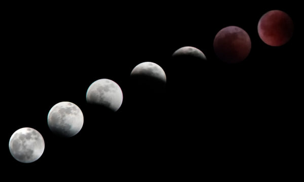 Composite Images of the July 27-28, 2018 Total Lunar Eclipse - Sky ...