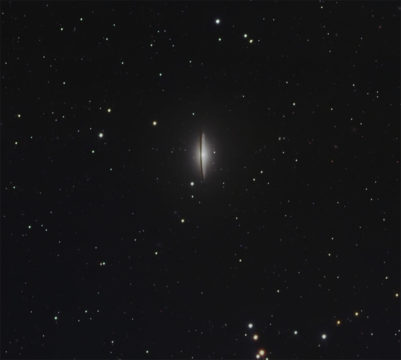 The Sombrero Galaxy (also known as Messier Object 104, M104 or NGC 4594 ...