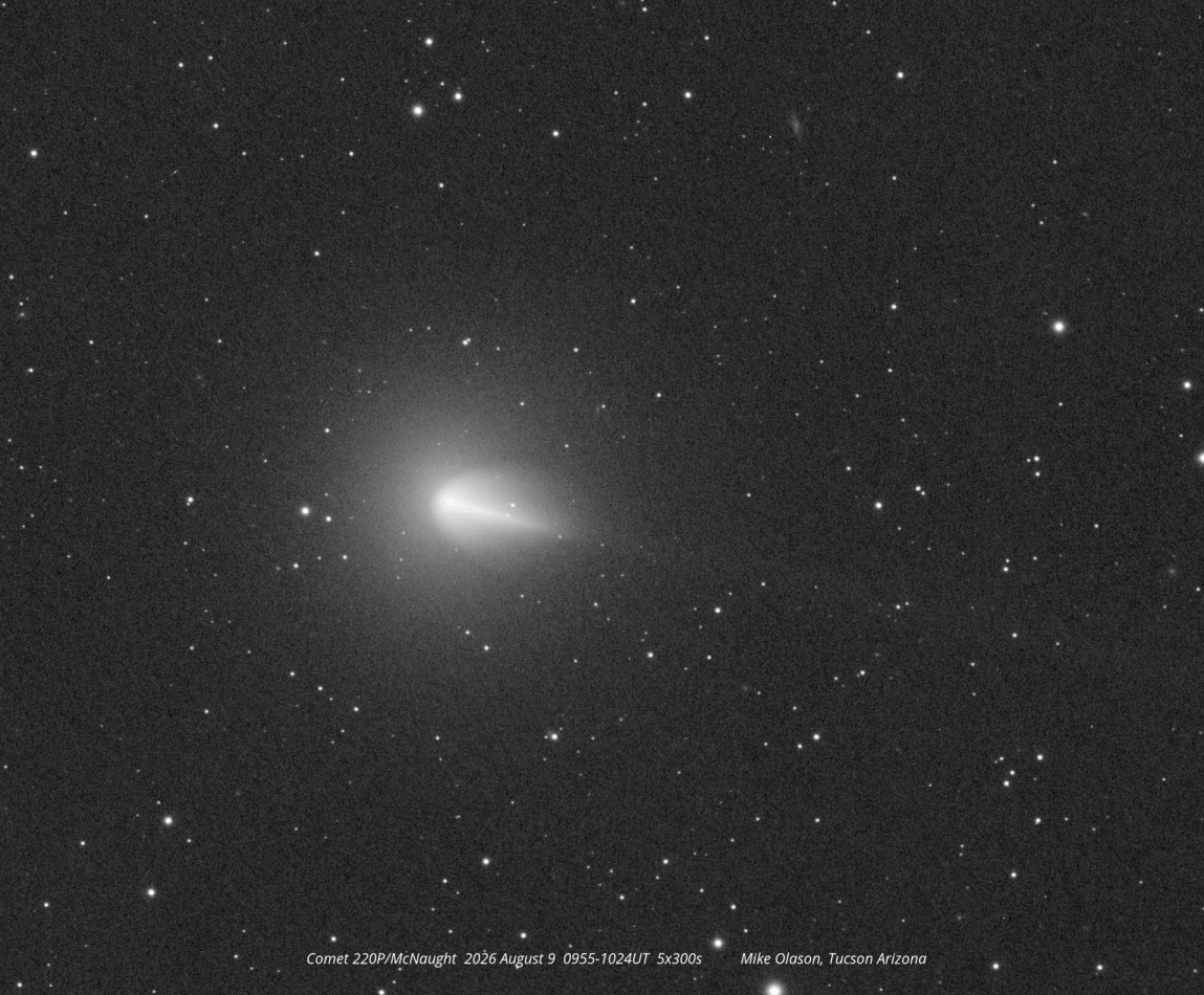 Comet 220P/McNaught animation