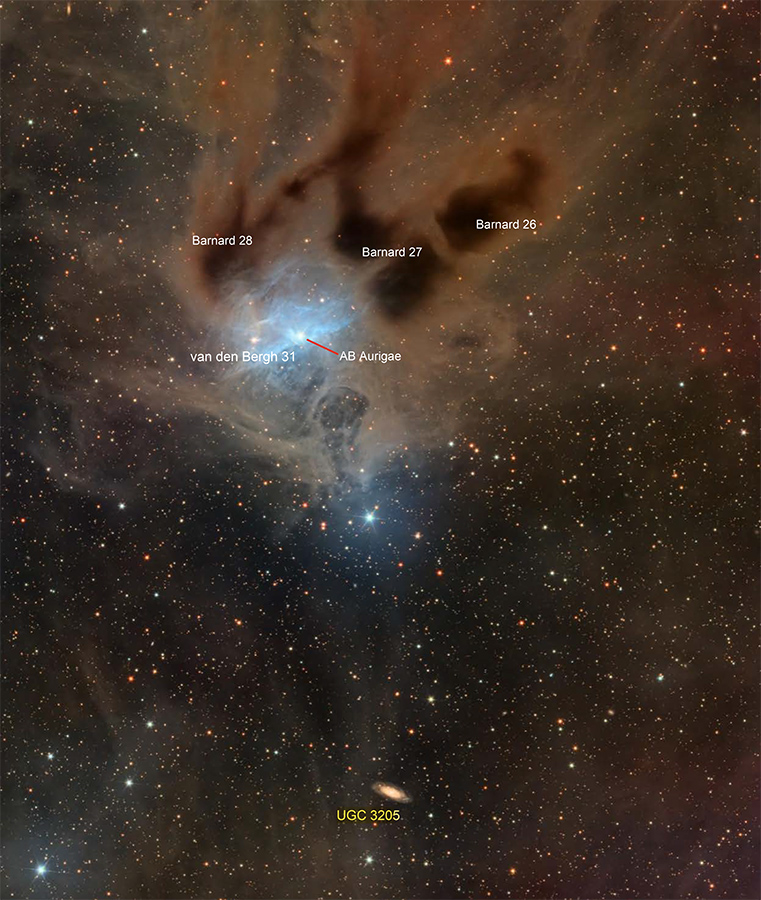 Galaxy UGC 3205 in Auriga
