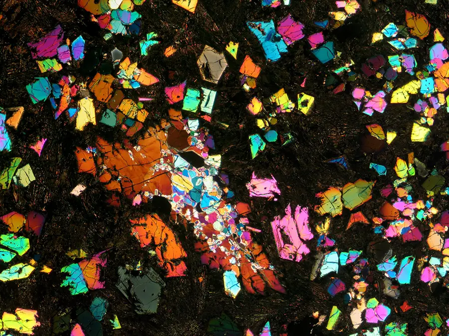 Meteorite gems