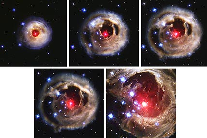 Expanding light echo