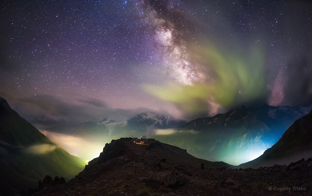 Above the Light Pollution by Evgeny Trisko