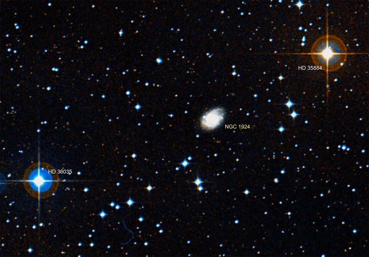 Galaxy NGC 1924 in Orion
