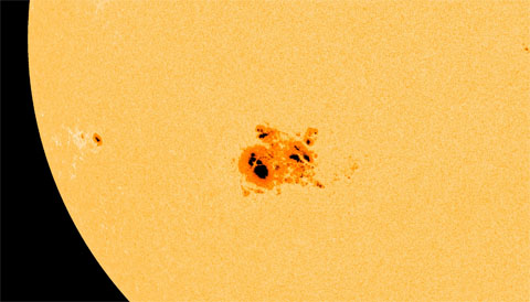 Active Region 2192 on October 22, 2014