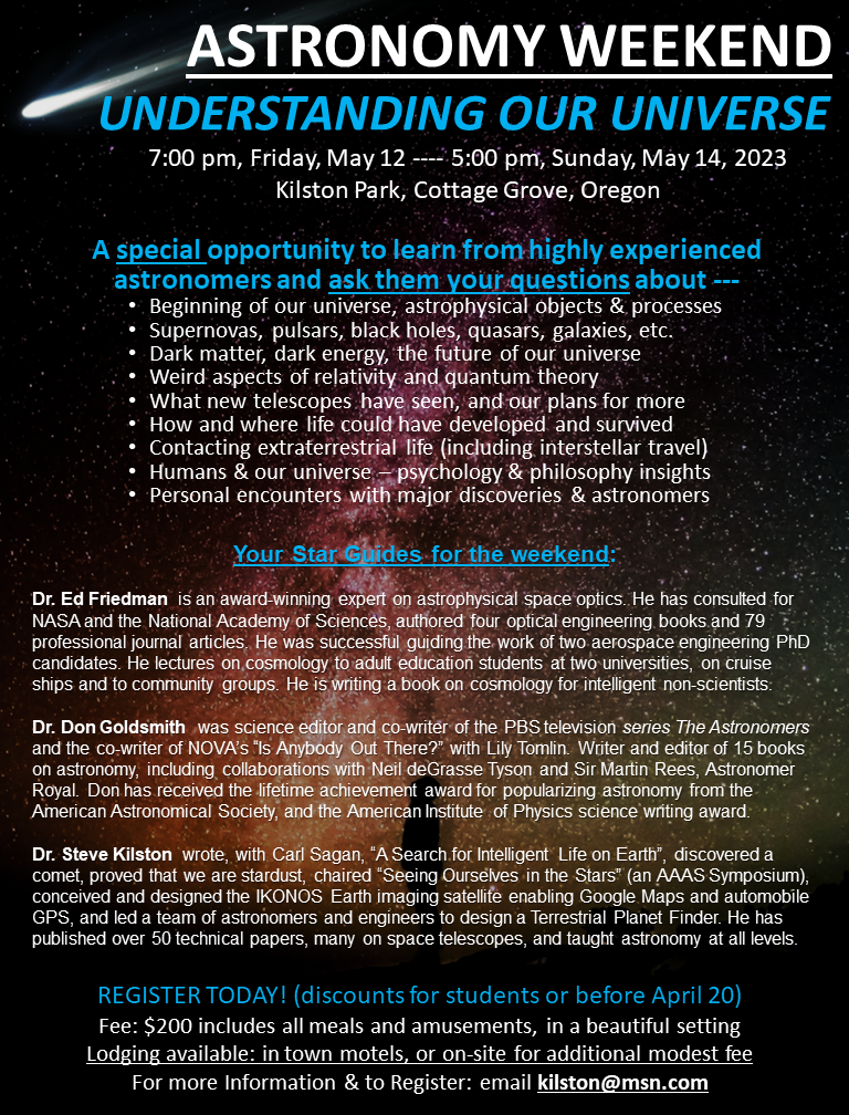 Astronomy Weekend: Understanding Our Universe - Sky & Telescope - Sky ...