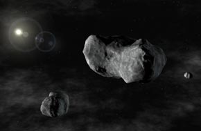 Art of Sylvia 87 and two moons
