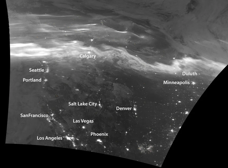 NOAA-21 view of auroral oval