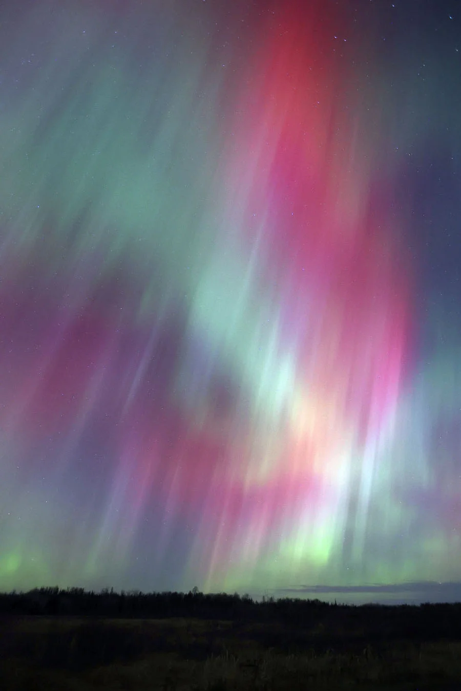 Orange aurora