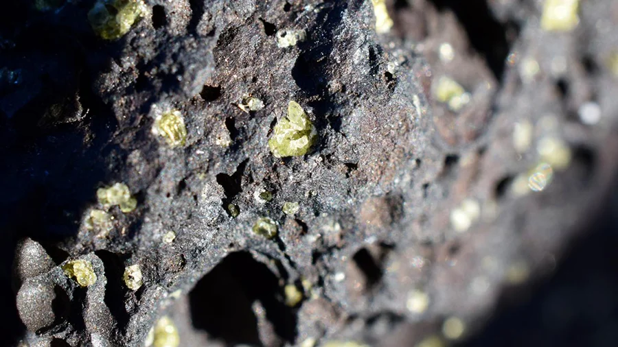 Example of basaltic rock