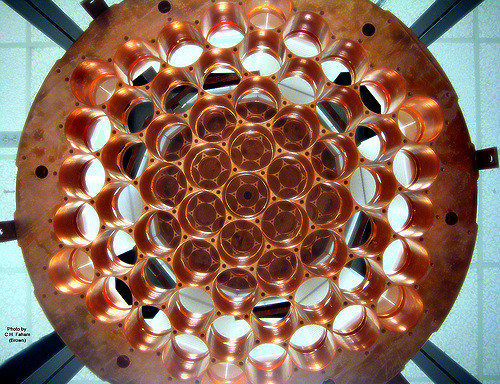 Bottom view of LUX