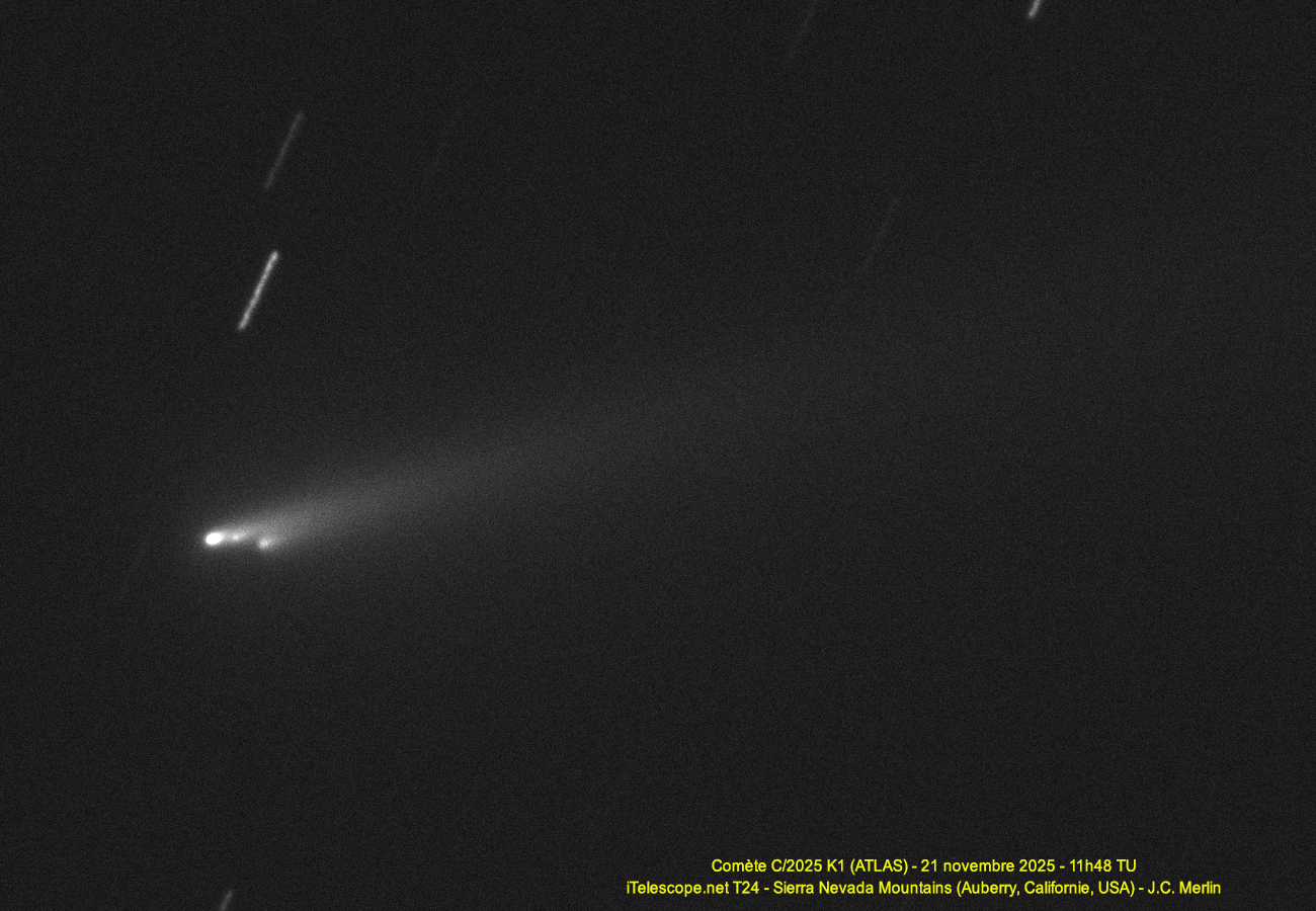 Comet C/2025 K1 (ATLAS) with fragments  