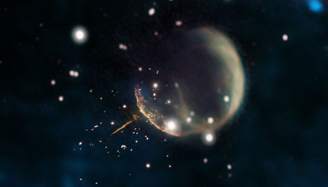 Cannonball pulsar