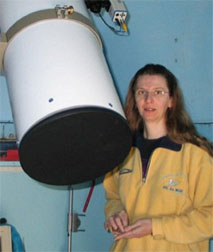 Comet hunter Claudine Rinner