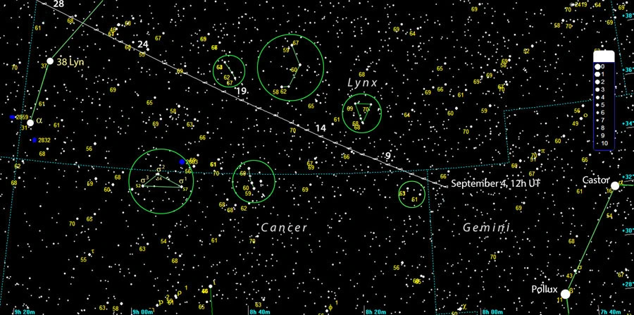 Comet Lemmon in September