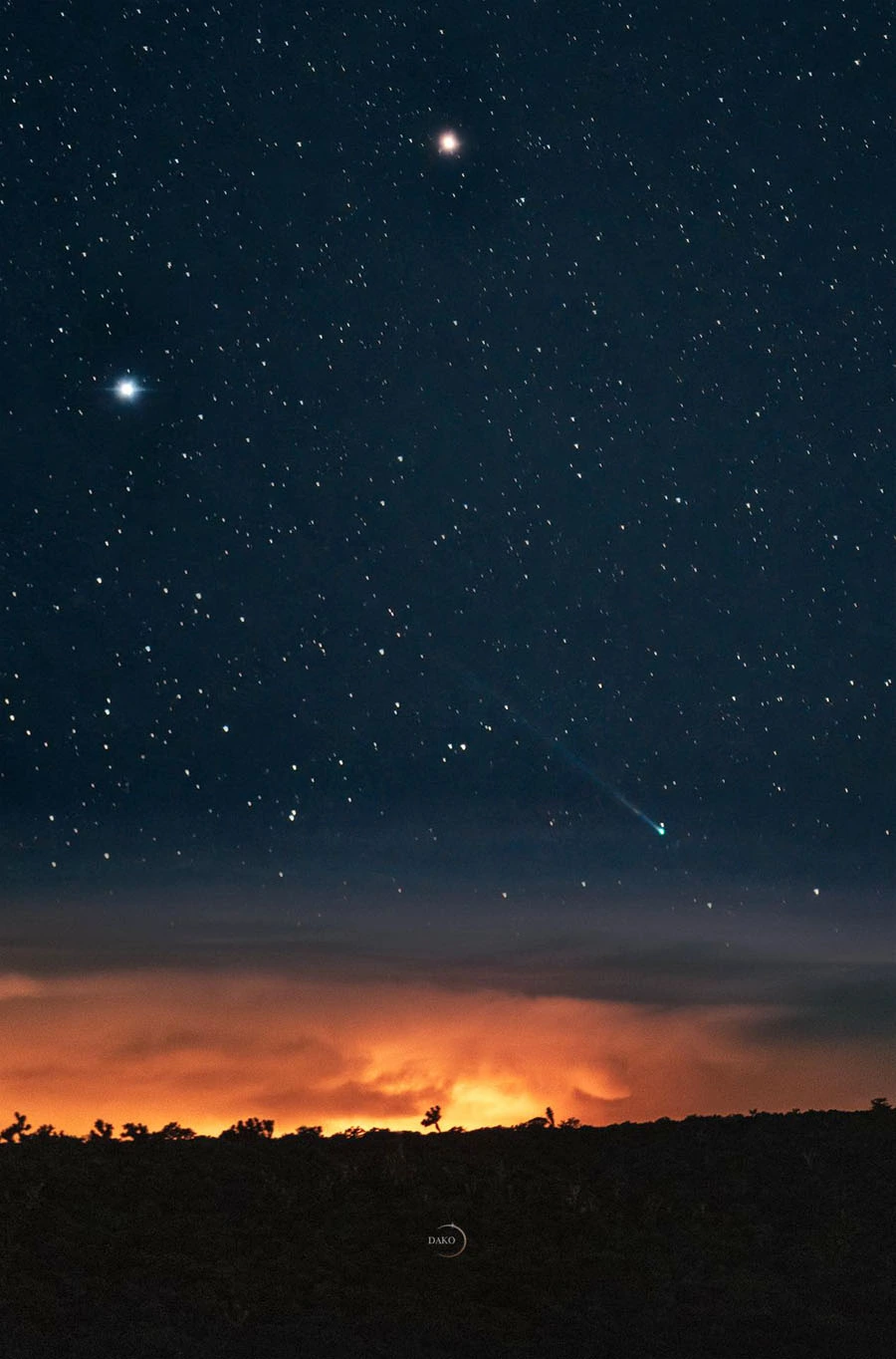 Comet SWAN25 from Mexico Sept. 13, 2025