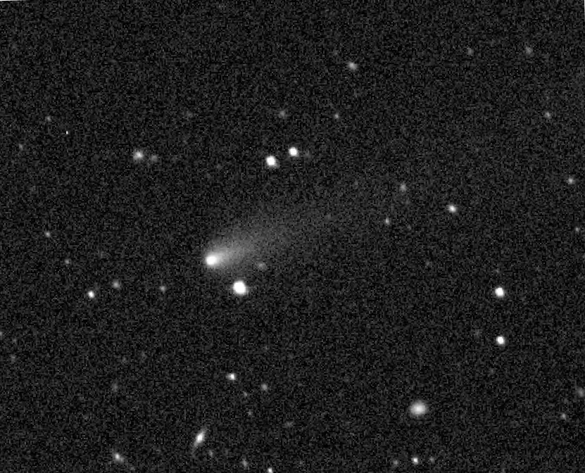 Espionando um cometa dividido