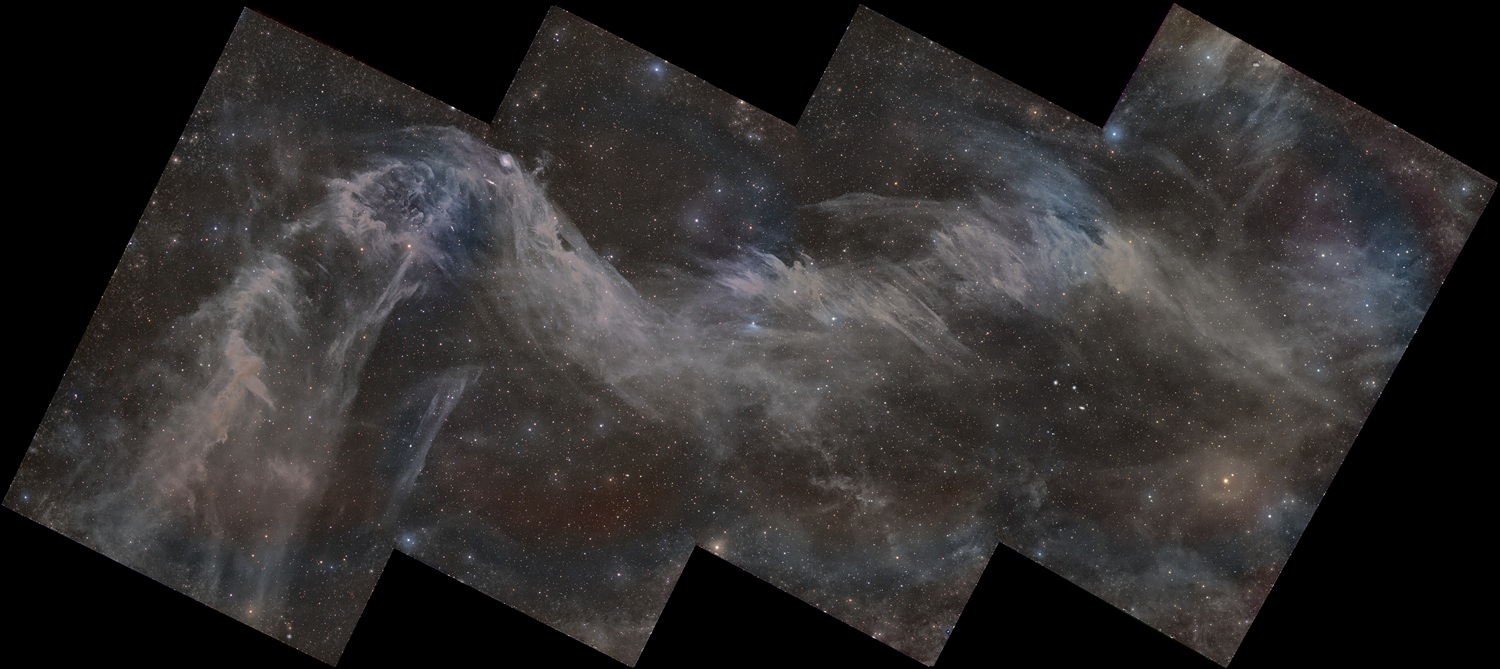 Cosmic Snake - Mandel-Wilson 9 and IC4635  
