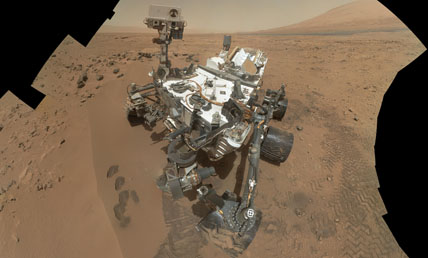 Curiosity's self portrait