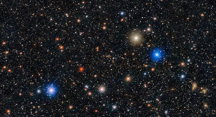 DES image of the Bullet galaxy cluster