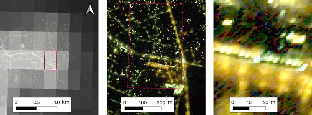 Satellite and aerial photography