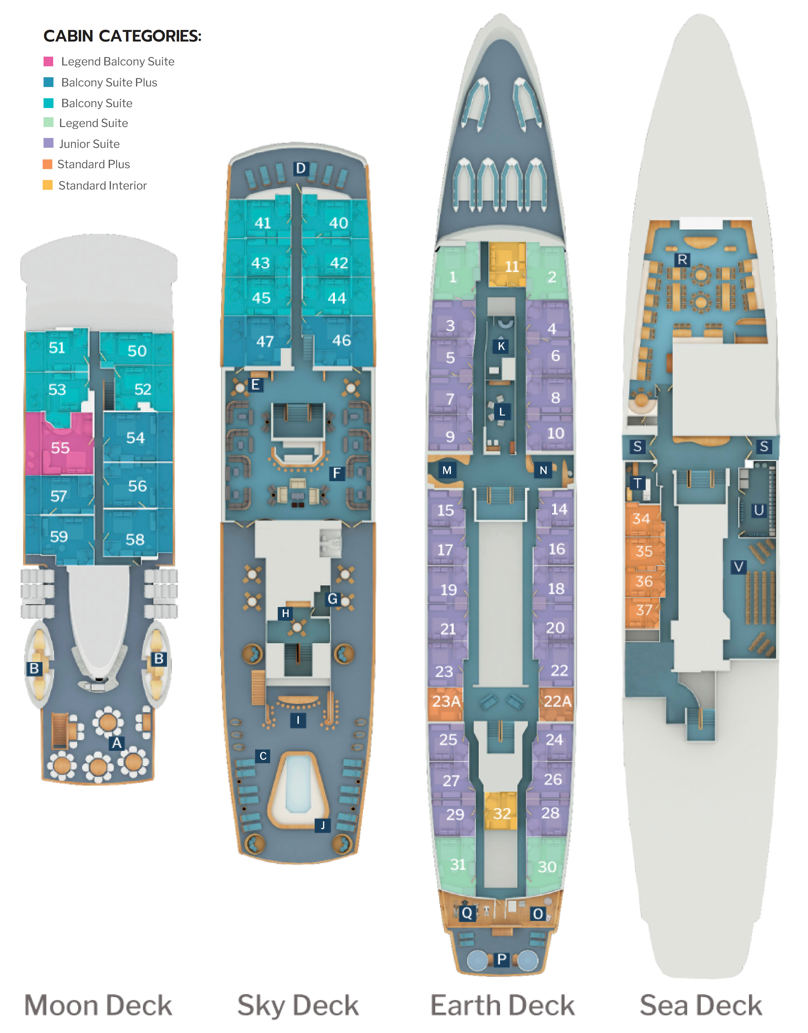 Galapagos Legend DeckPlan 2025