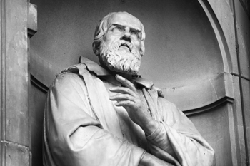 Galileo statue in Florence