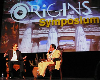 Physicist Brian Greene and Lawrence Krauss