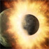 Exoplanets collide around HD 172555