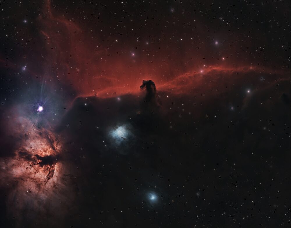 The Horsehead and Flame Nebulae - Barnard 33 and NGC 2024 - Sky & Telescope