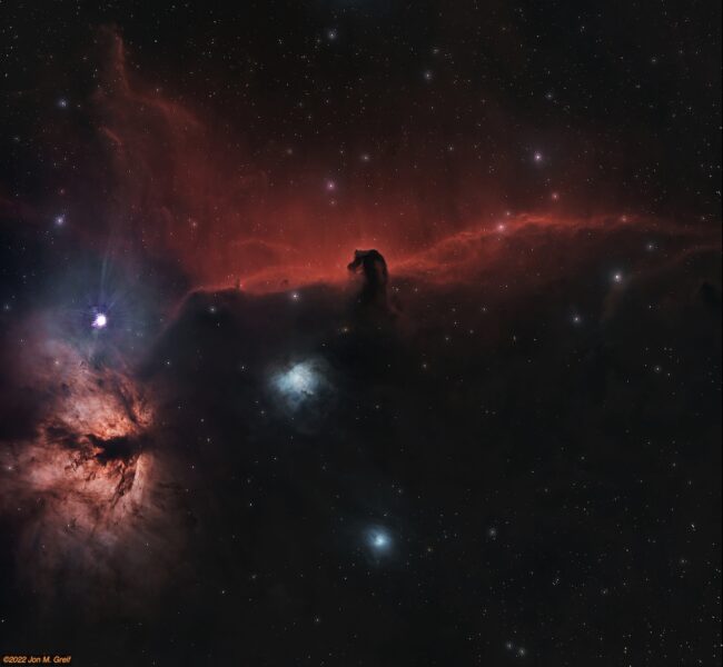 The Horsehead and Flame Nebulae - Barnard 33 and NGC 2024 - Sky & Telescope