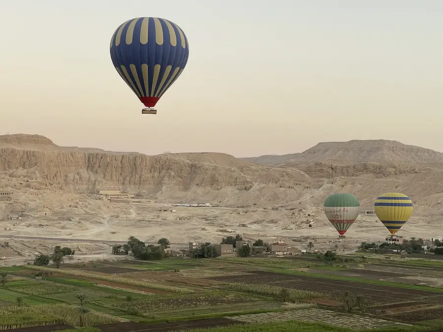 Luxor hot air balloons