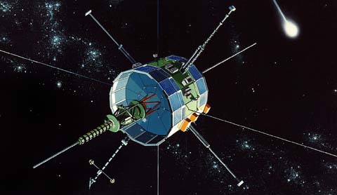 Comet-chasing spacecraft ISEE 3