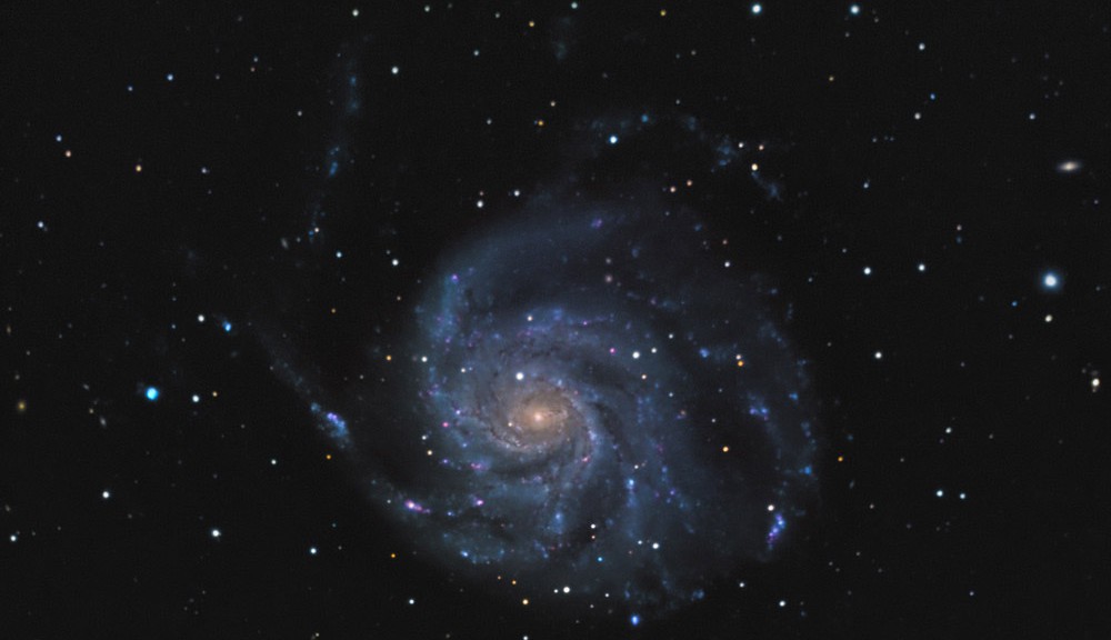M101 with Supernova PTF11kly | Rod Pommier - Sky & Telescope