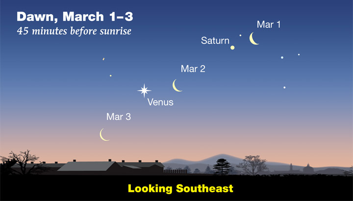 Morning view in early March 2019