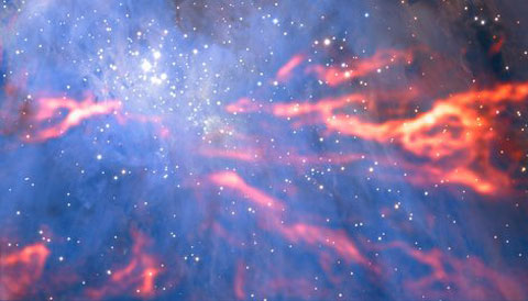 ALMA's view inside Orion Nebula