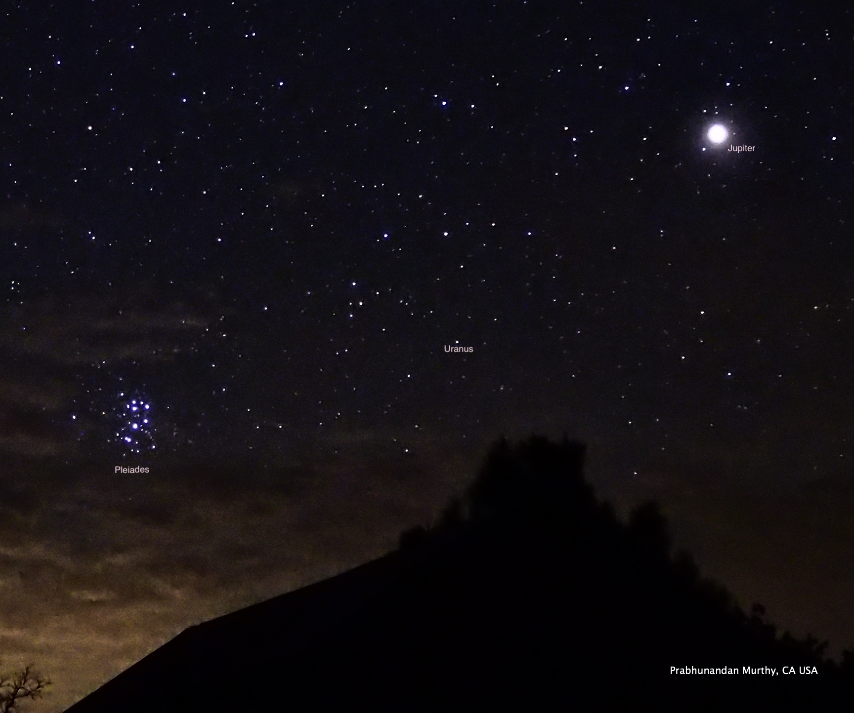 Pleiades Astronomy Sky Chart