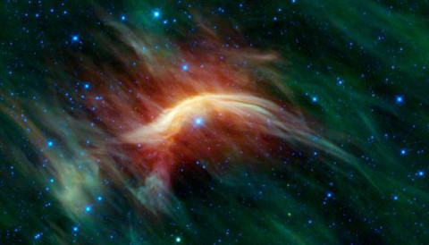Zeta Ophiuchi's shock wave