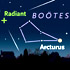 Radiant of the Quadrantid meteors