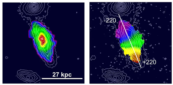 Less Dark Matter in Young Galaxies? - Sky & Telescope