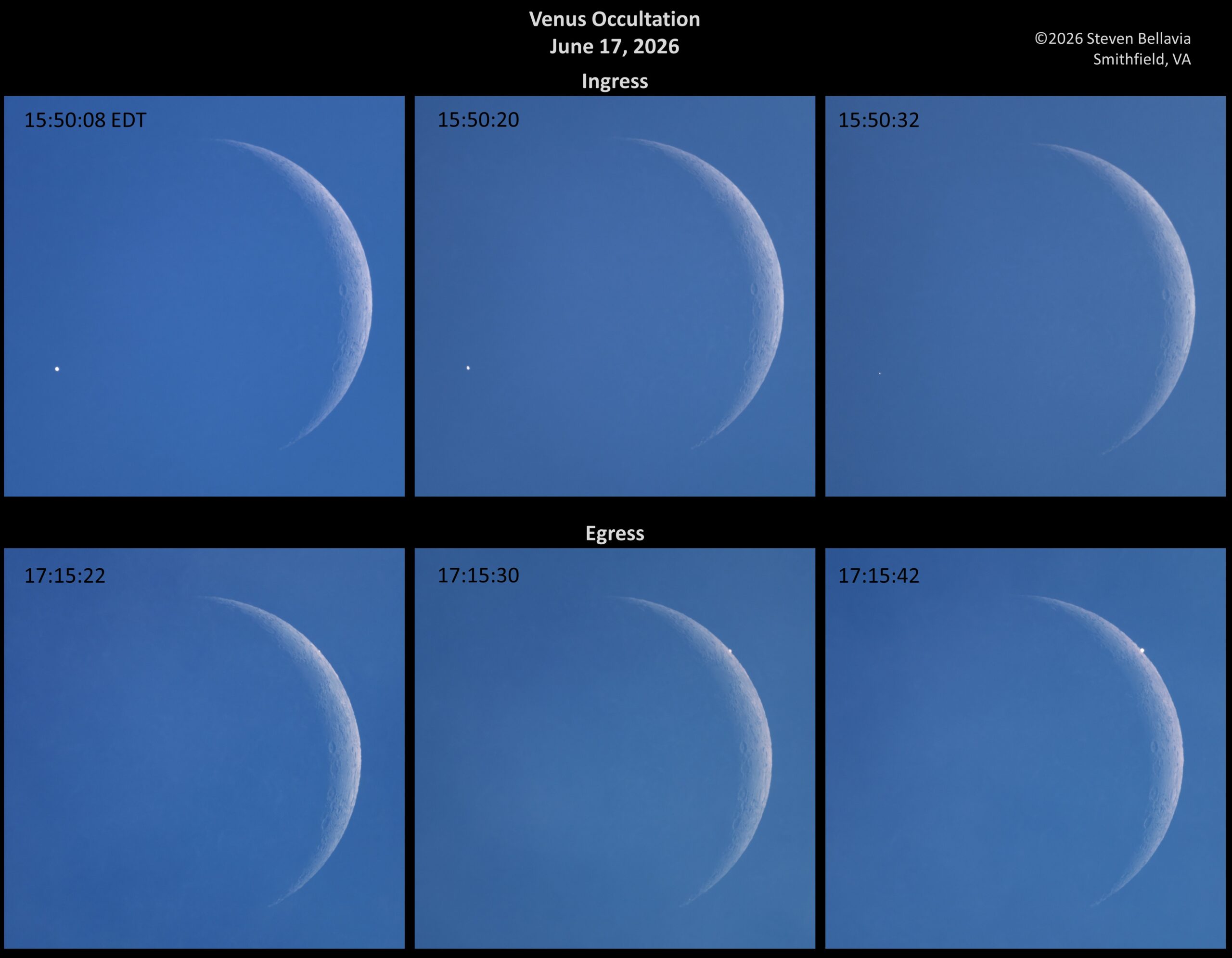 Occultation of Venus