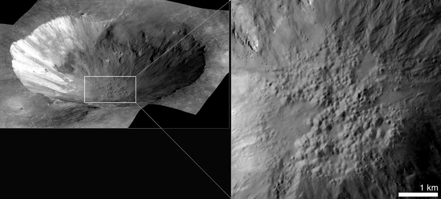 Cornelia Crater water evidence