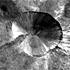 Bright crater on Vesta