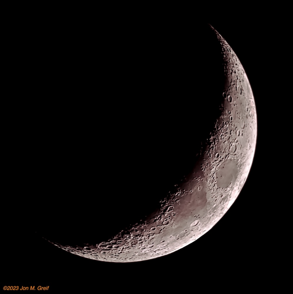 Waxing Crescent Moon over Alpine Sky & Telescope Sky & Telescope