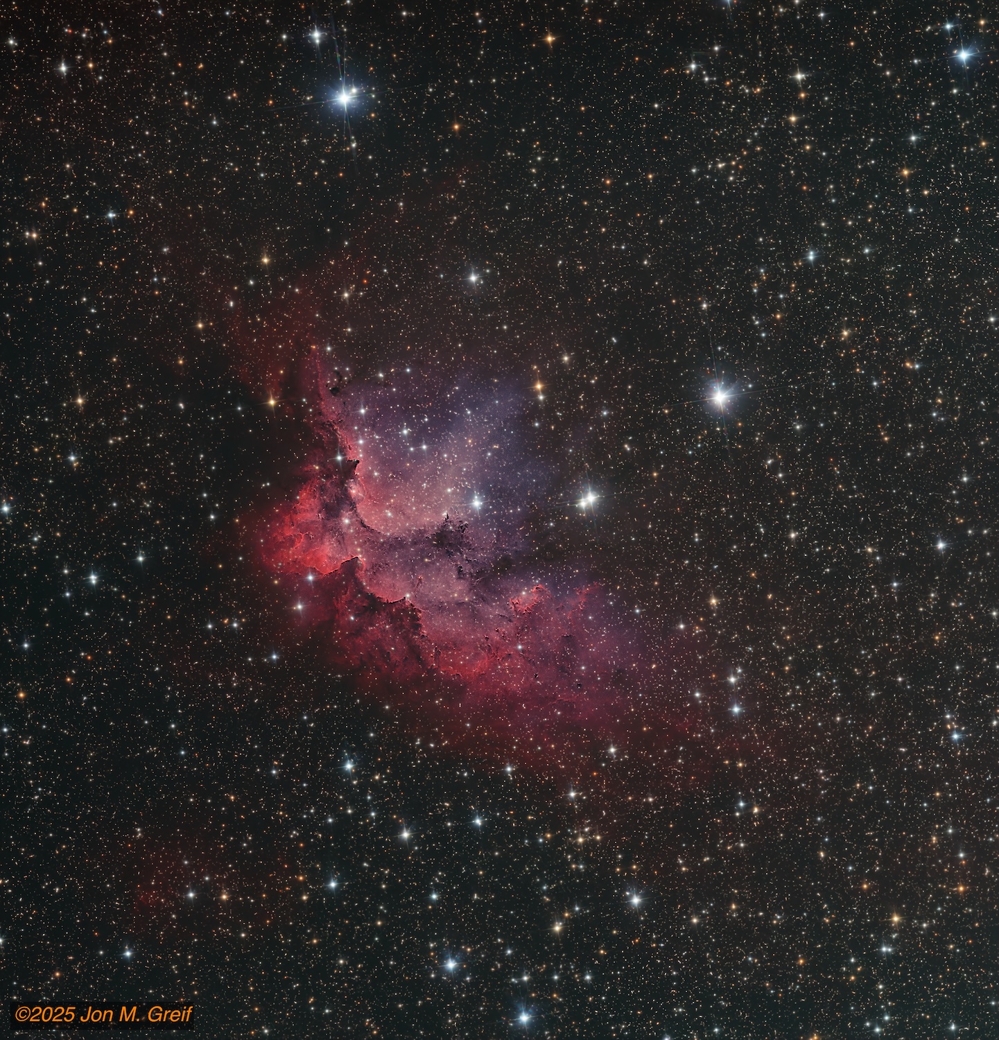 The Wizard Nebula -- SH 2-142  