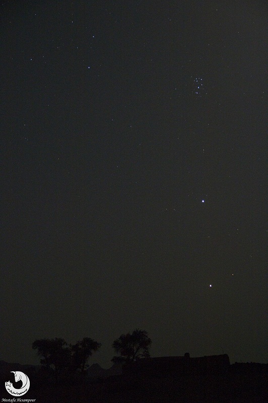 jupiter & venus & 7 sister Mostafa hesampour Sky & Telescope Sky